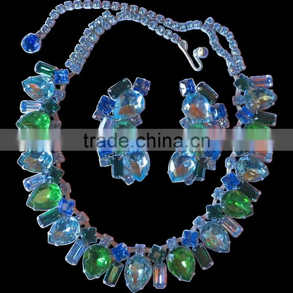 Sapphire Square Crystal Stone Beads Sew on Flat Back Jewelry Accessories Rhinestones photo-4