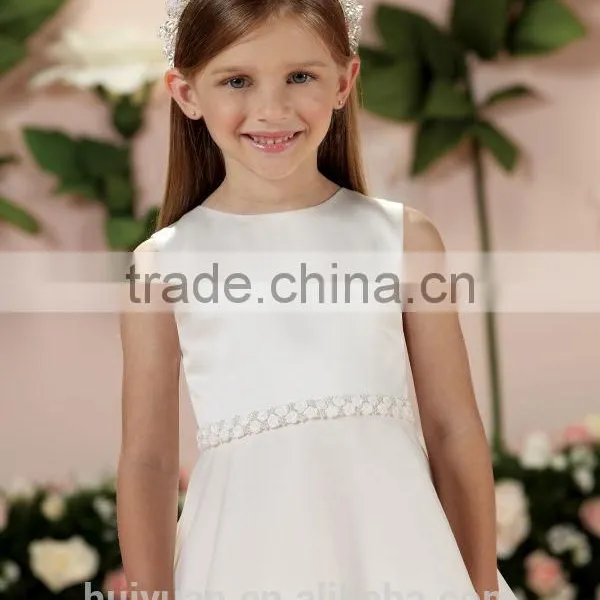 2 Pieces Cap Sleeve Baby Gown Beaded Children Fairy Dresses photo-3