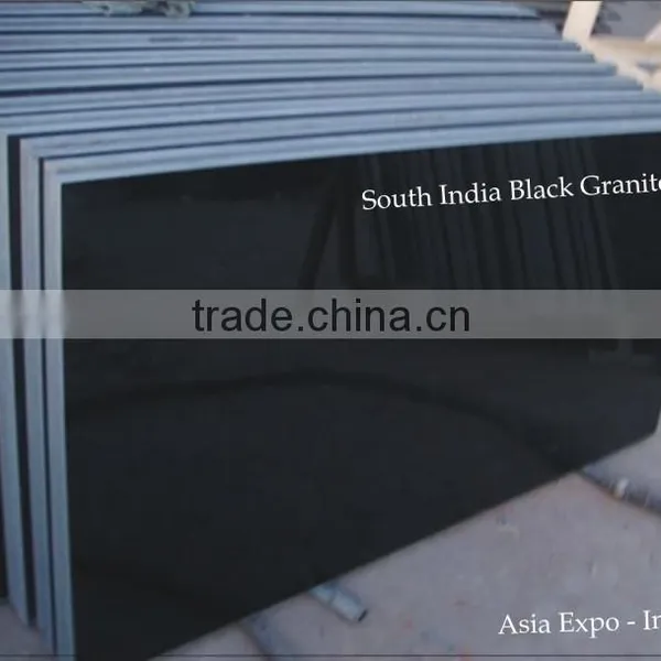 Absolute Black Granite Surface With Polished photo-5