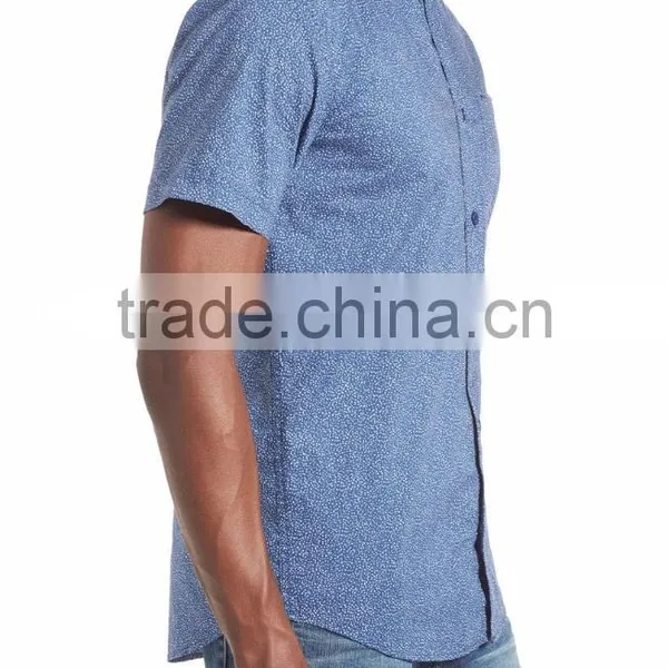 Ease and a Speckled Men's Fancy Business Design Printed Shirt photo-3