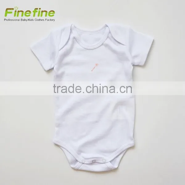 Eco Friendly Baby Clothes Cartoons Organic Baby Romper With Short Sleeve photo-2