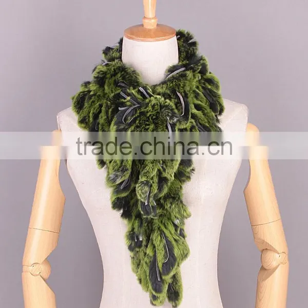 China Factory Warm Scarves Best-selling Scarf Shawl Fur Knit Scarf for Winter photo-5