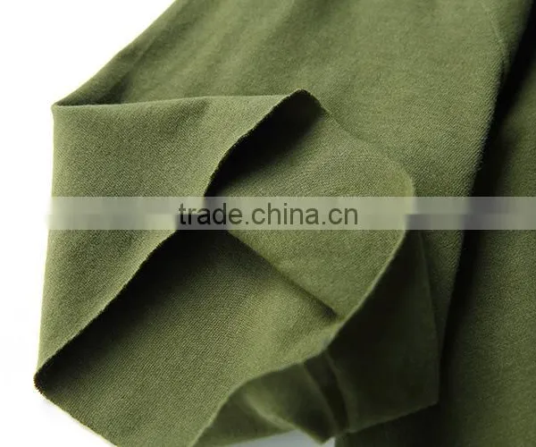 Cotton Short Sleeve Hoodie Army Greem t Shirt Men for Resale photo-5