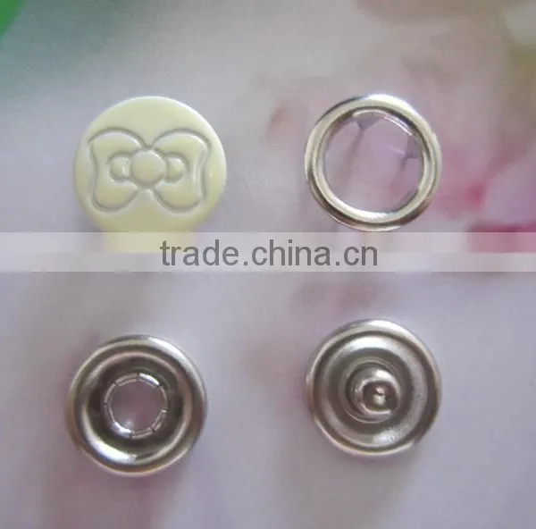 High Quality PaPa Baby Clothing Brass 4 Part Ring Prong Snap Fastener photo-5