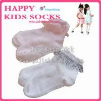 Custom Wholesale Cotton Lace Children Sock