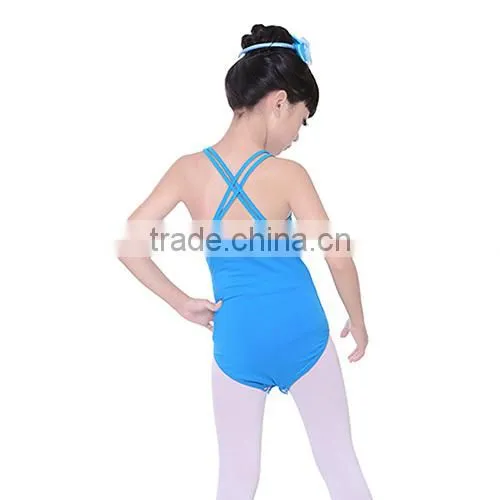 2016 OEM Children Kids Single/Double X-Back Ballet Sexy Dance Gymnastic Leotard For Girls photo-4