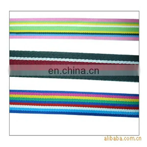 black polyester webbing