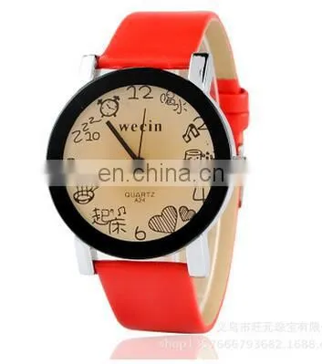Creative Personality Minimalist Leather Normal Watch Men And Women Couple Watch Smart Electronics Casual Watches photo-2