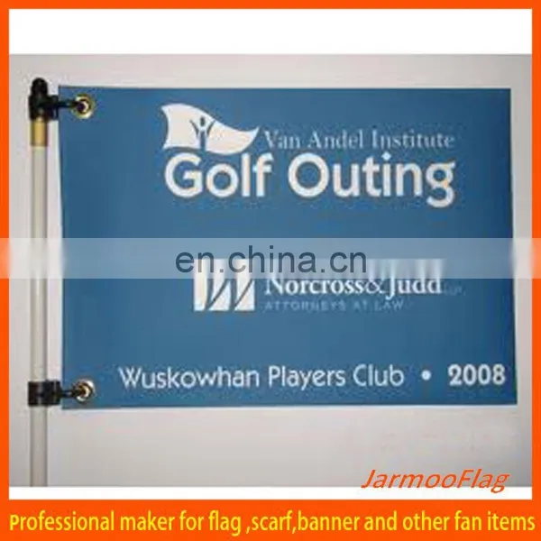eyelets printing golf flag