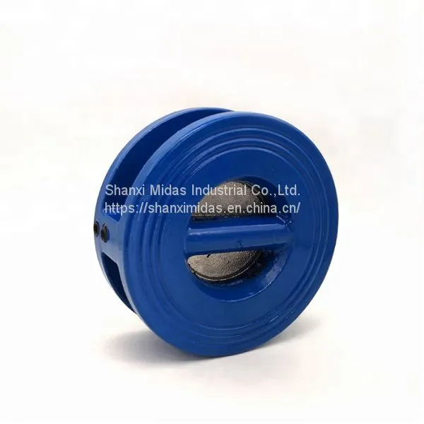 PN16 Ductile Cast Iron di Wafer Type Butterfly Check Valve photo-2