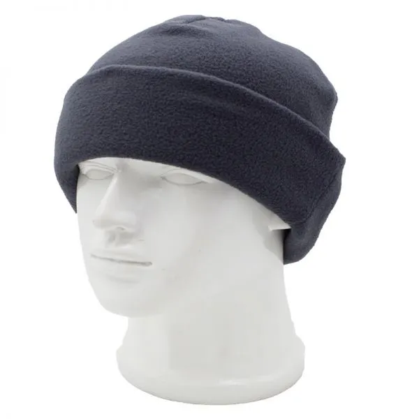 Joy Fashion Hat Supplier Custom Logo Winter Polyester Polar Fleece Beanie Hat photo-4