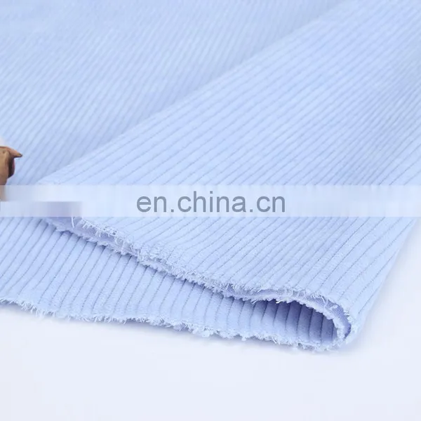Good Drapery Solid Dyed Polyester Nylon 8 Wale Corduroy Fabric for Jacket/pillow/trousers photo-2