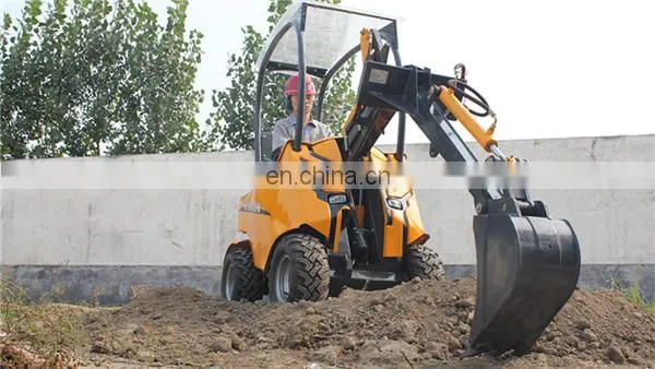 Garden Machine Mini Loader Skid Steer With Snow Plow Attachment Sbest Price Snow Blower photo-7