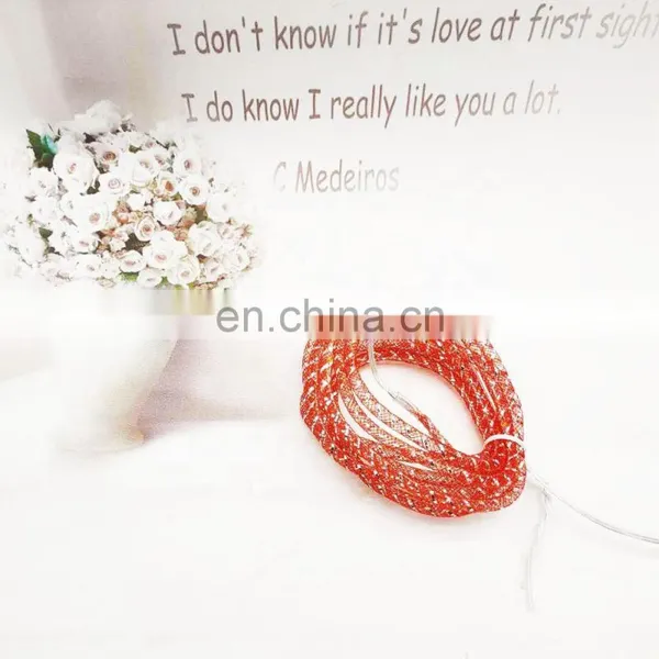 20LEDs Indoor Battery Powered Copper Wire Led Light Mesh Tube String Light For Wedding Party Decoration photo-5