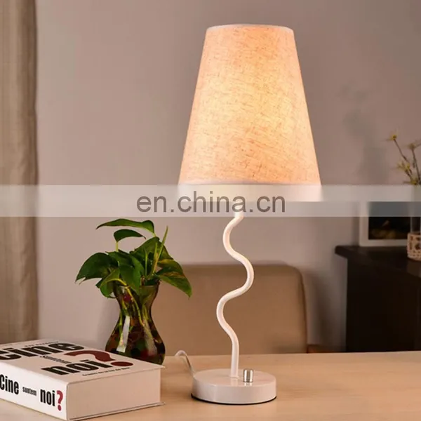 Modern Minimalist Bedside Lamp Bedroom Warm Decorative Table Lamp Wedding Creative Eye Protection Table Lamp photo-3