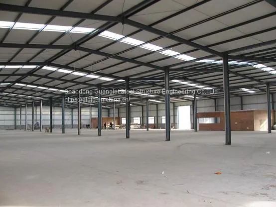 New Design Reliable Seismic Earthquake Prefabricated Light Steel Structure Muti Slope Workshop photo-3