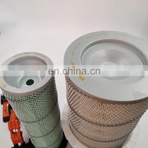 Excavator Spare Parts Air Filter 600-181-8300=600-181-8360 AF434KM+AF804M E211-2104 FOR HD820-2 R200W-5 R260LC-5 photo-2