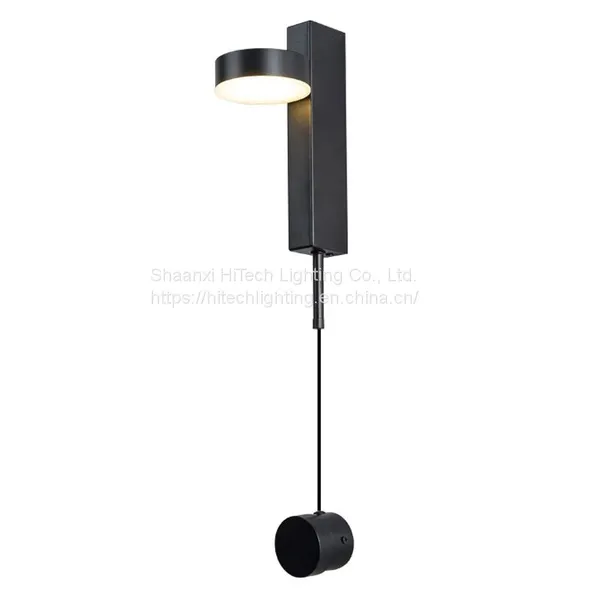 Modern Led Wall Lamp For Bedroom Bedside Lamp Wall Decoration Living Room Sconce With Switch Knob Dimming Wall Lights Gold Black photo-4