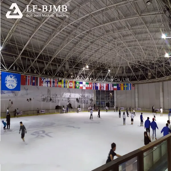 LF Space Frame Construction Basketball Stadium Roof Prefabricated Building Sports Hall photo-2