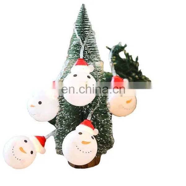 LED Yard Party Snowman Hanging Santa Copper Wire Lamp Christmas Decorative Lamp