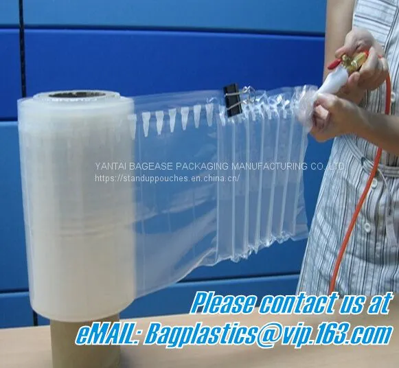 AIR COLUMN BAGS, PADDED BUBBLE BAGS, ENVELOPE, AIR CUSHION FILM, INFLATABLE CONTAINER DUNNAGE BAG photo-2