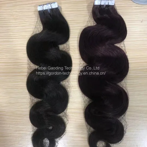 Body Wave Natrual Color Tape Remy Human Hair Extension photo-2