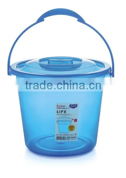 Round Plastic Large Bucket With Lid and Handle photo-5
