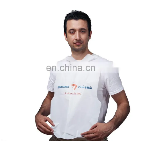 Adult Custom Printed Restaurant Plastic Disposable Lobster Bib photo-3