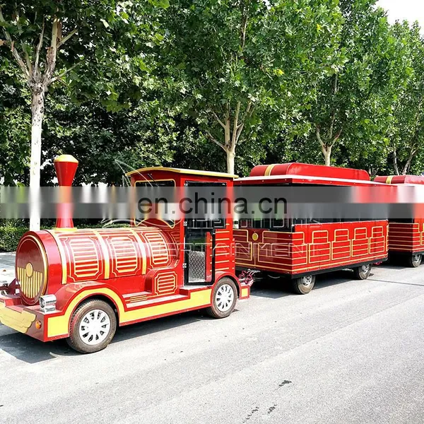 High Quality Large Attraction Park Equipment Trackless Train Ride On Sale photo-5