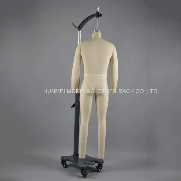 Professional Male Mannequin Full Body Dress Form w/ Collapsible Shoulders and Removable Arms photo-5