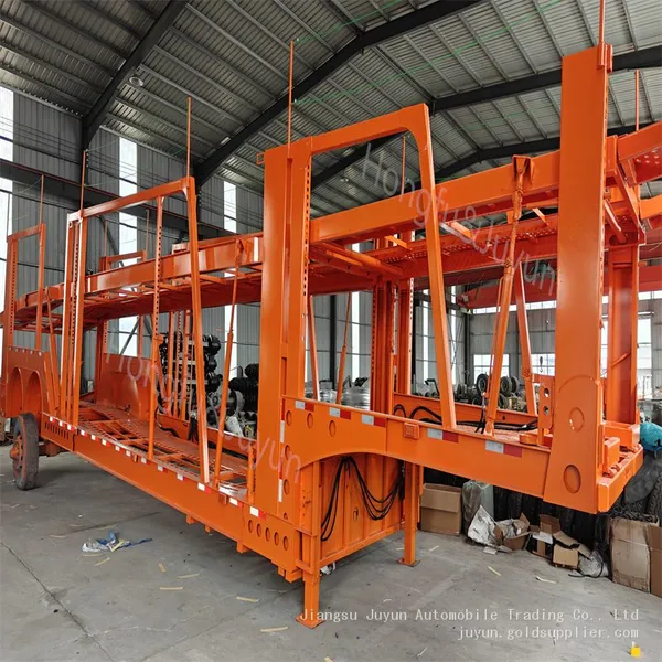 Export Semi-trailer Philippines Trailer 7-seater Sedan Galvanized Semi-trailer photo-3