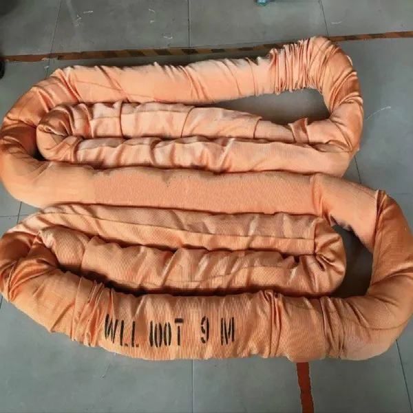 WLL 400 Ton Heavy Duty Endless Polyester Round Lifting Slings Belt Strap photo-4