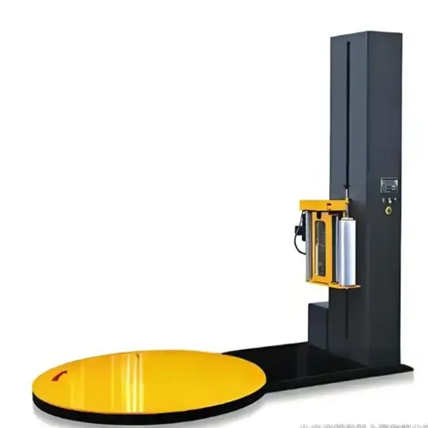 Heavy Duty PLC Control Automatic Stretch Film Pallet Wrapping Packing Machine photo-4