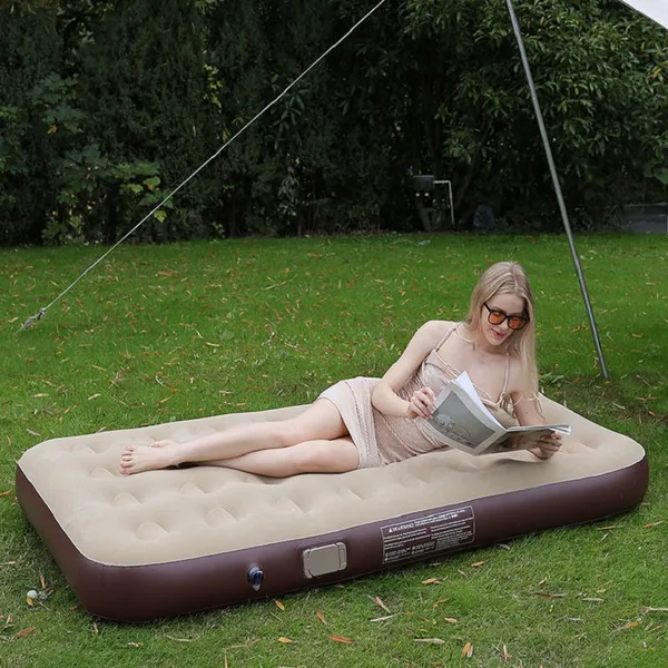 Camping Inflatable Cushion PVC Inflatable Bed Folding Bed