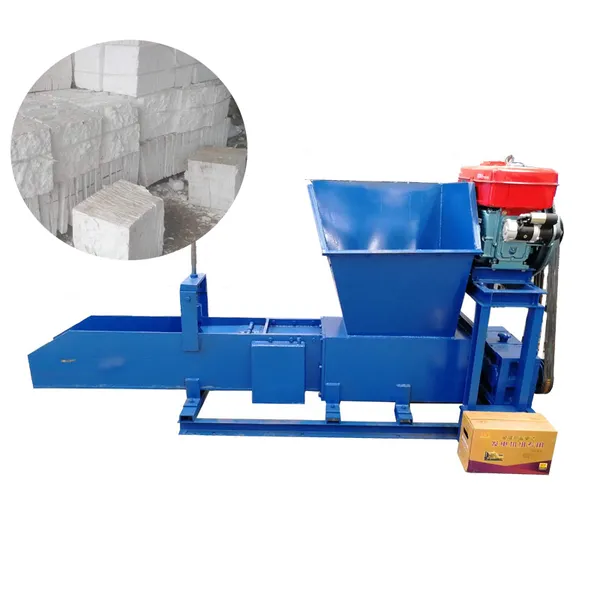 Styrofoam Concrete Block Cold Press Making Machine Foam Eps Recycling Compactor Compressor photo-2