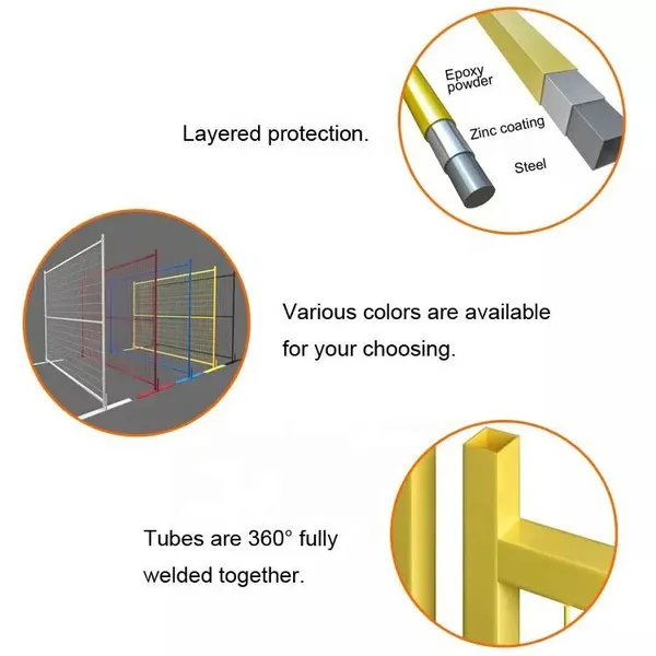 Popular and Low Price Steel Temporary Fence Panels Playground Fence Temporary Fence photo-4