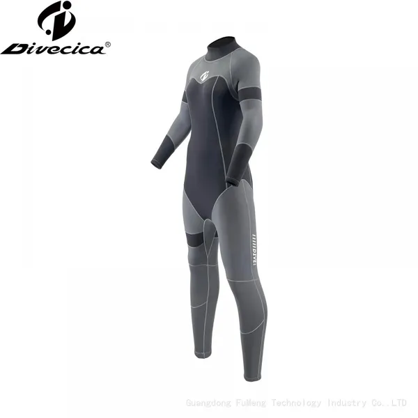One Piece Watersuit Long Sleeve Fullset Swimming in Cold Water Superflex Neoprene Clothing photo-3