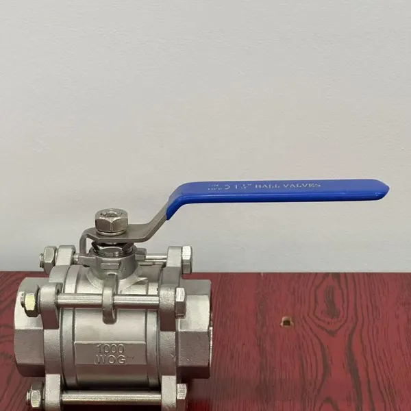 Threaded Ball Valve Carbon Steel WCB A105 Stainless Steel 304 316 ANSI 2 PCS or 3 Piece NPT BSPT Threaded Ball Valve photo-3