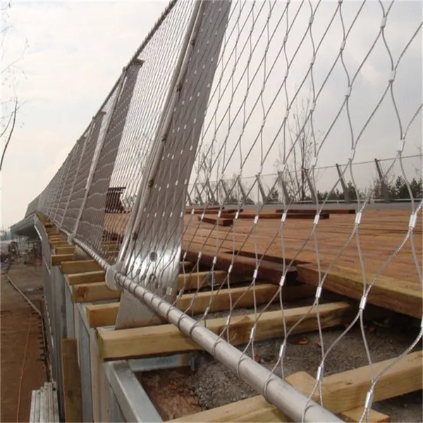 Flexible Stainless Steel Mesh Rope System for Zoo Enclosures & Barriers photo-5
