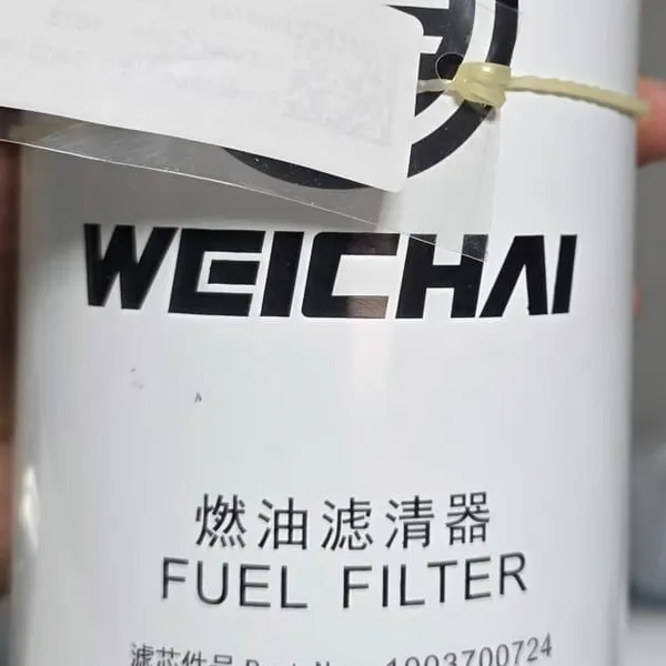 1003700724 Fuel Filter for Weichai WP6 WP10 WP12 Diesel Engine Used in Dredger