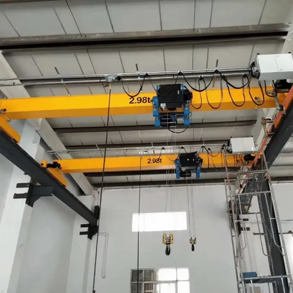 1t 2t 3t 5t Low Headroom Overhead Crane LD Type Eot Crane Monorail Bridge Crane With Electric Hoist System Price photo-2