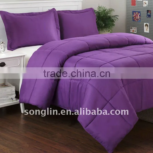 2016 High Quality Polyester Microfiber Quilt Comforter Set