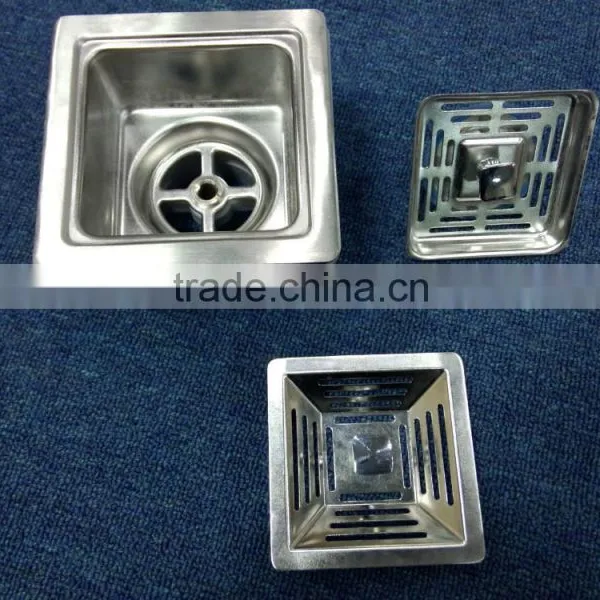 11cm Square Stainless Steel Kitchen Drainer, Kitchen Sink Accessories HD15 photo-2