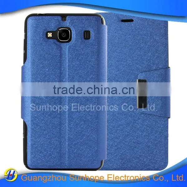 2015 Hot Selling Wallet Leather Credit Slot Case Cover for Miui Xiaomi Redmi 2 3 Case photo-2