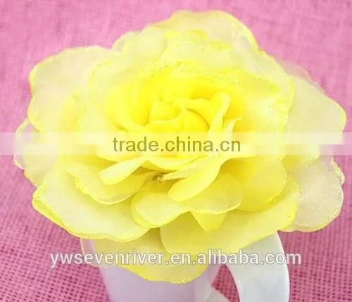 Simulation of Rose Flowers Wedding Bride Bridesmaid Headdress The Dance Studio Headdress Flower The Seaside Beach Accessories photo-6