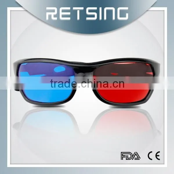 Plastic Adult Anaglyph 3D Glasses, Adult 3D Glasses, 3D Game Glasses photo-4