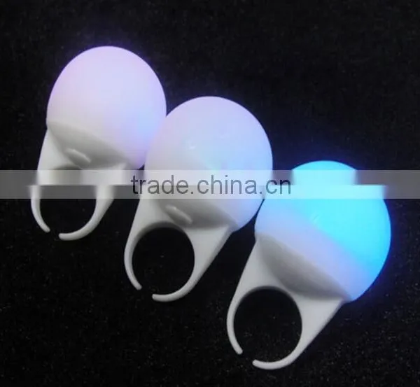 Round Electronic Luminous Ring, Led Lighting Finger Ring Can Printing Logo photo-4