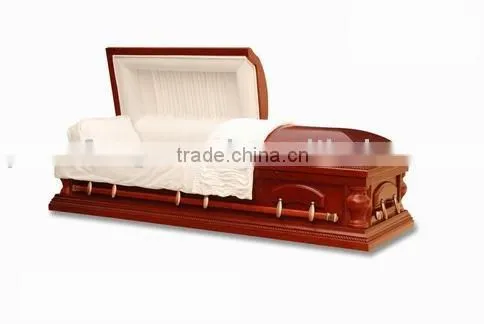 Peace Wooden Coffin