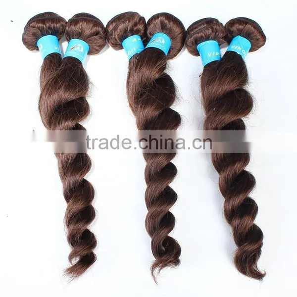 Loose Wave 28 Inch Virgin Remy Indian Hair Weft With Competitive Cost photo-6