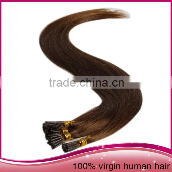 5A Quality I-tip Stick Hair Extension India Human Hair Weave Extension photo-2